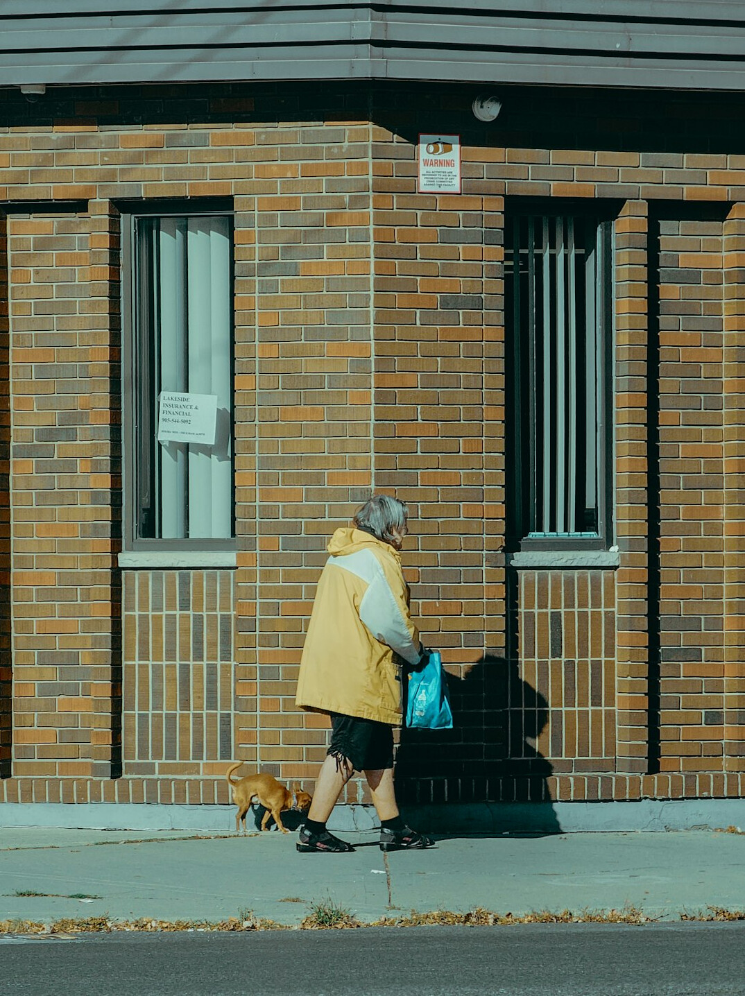 senior couple in neighborhood