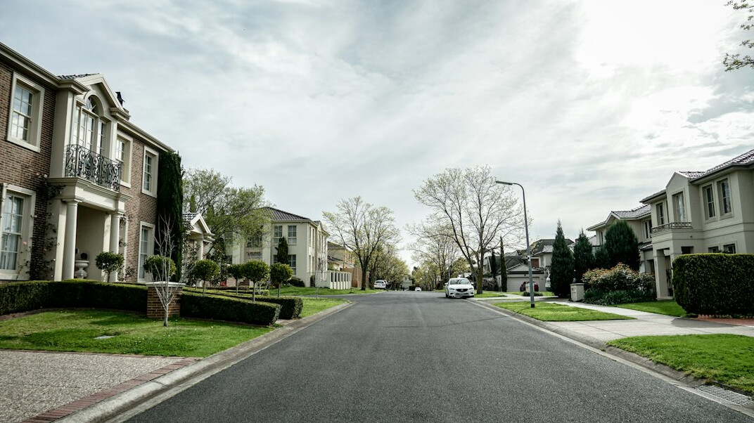cozy senior neighborhood street